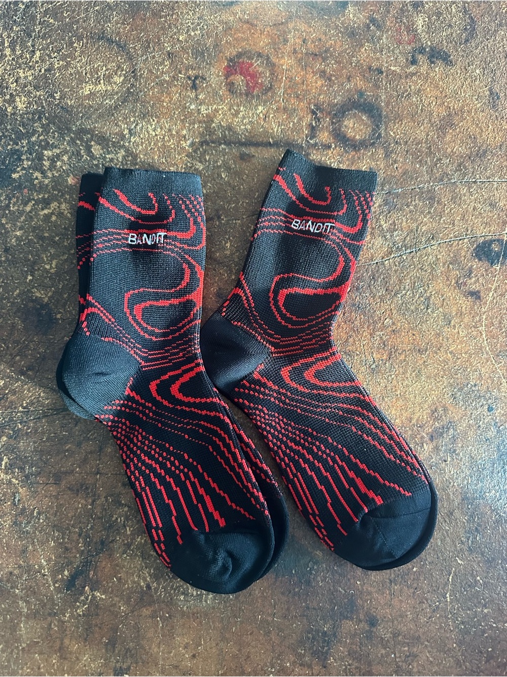 Black & Red Performance Member Socks